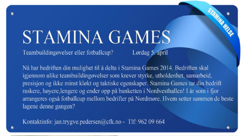 CFK Stamina Games 2014